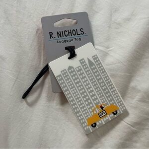 NWT R. Nichols New York City Taxi Cab Luggage Tag